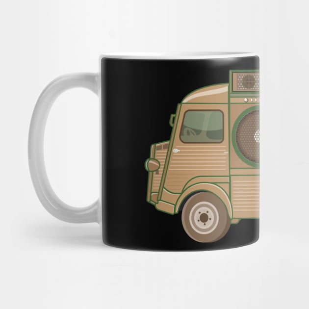 Citroen HY - Boombox Van- Huge Ghettoblaster on a Classic Van. by Boogosh